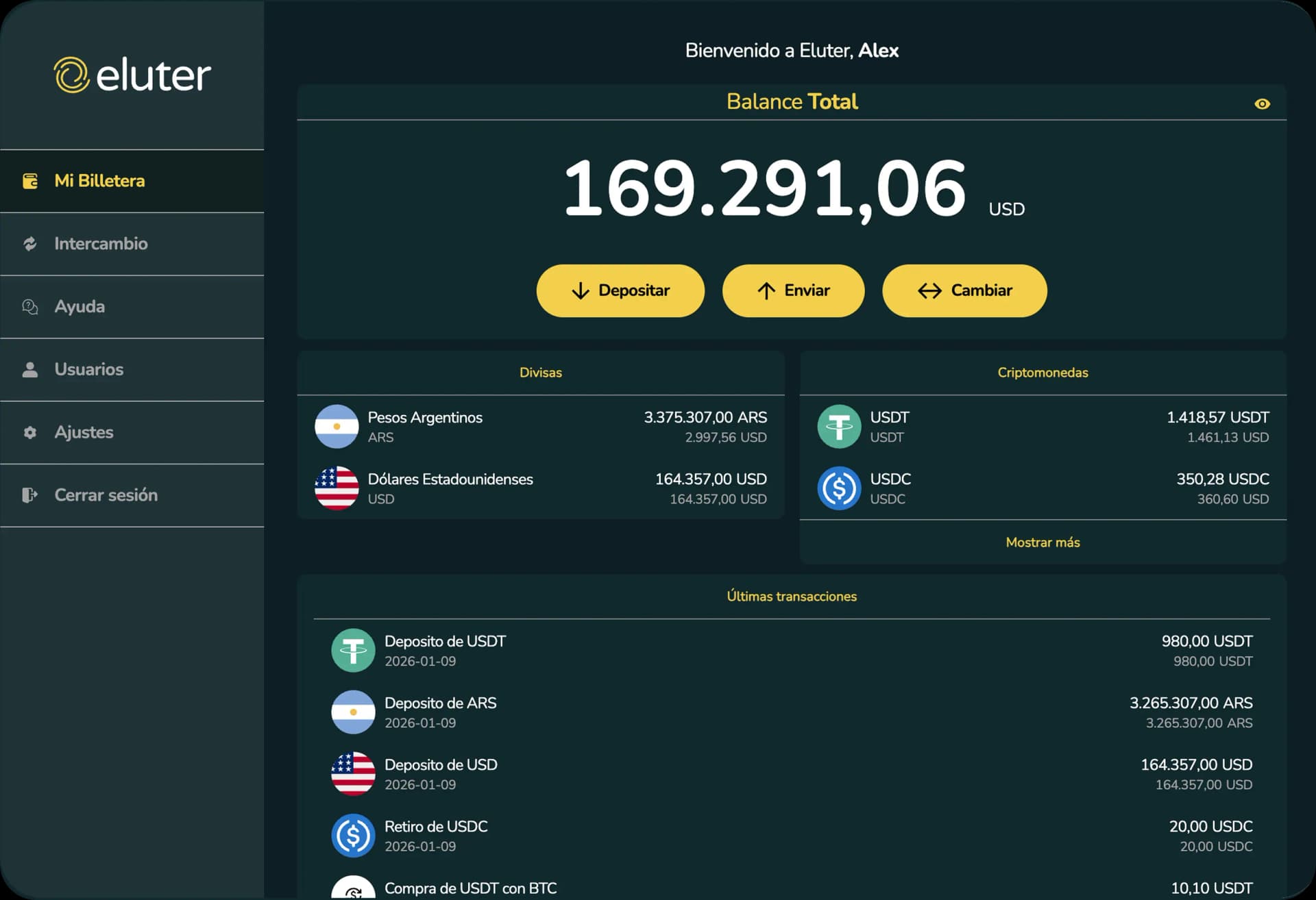 Billetera multimoneda